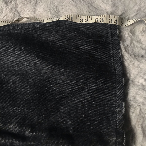 NWT Y2K Extreme Low Rise Tuxedo Stripe William Rast Savoy Flare Jeans immaculate - Picture 5 of 5